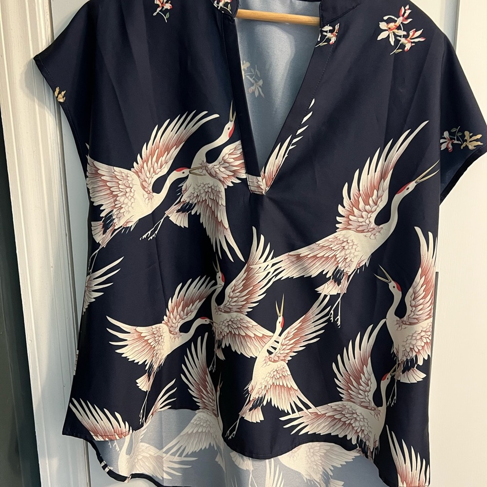 Shein blouse. High low style. Size large. Never worn